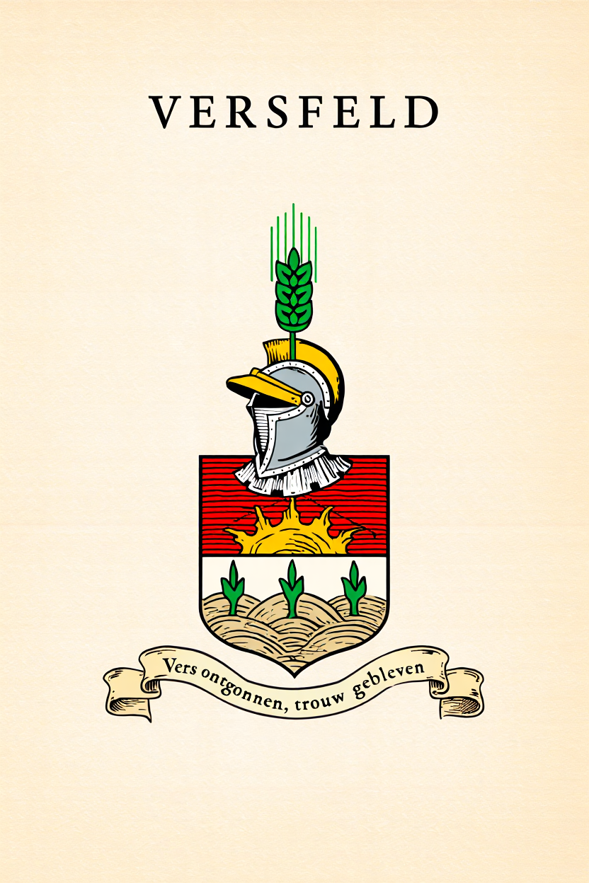 Familiewapen van de achternaam VERSFELD (vergrendeld)