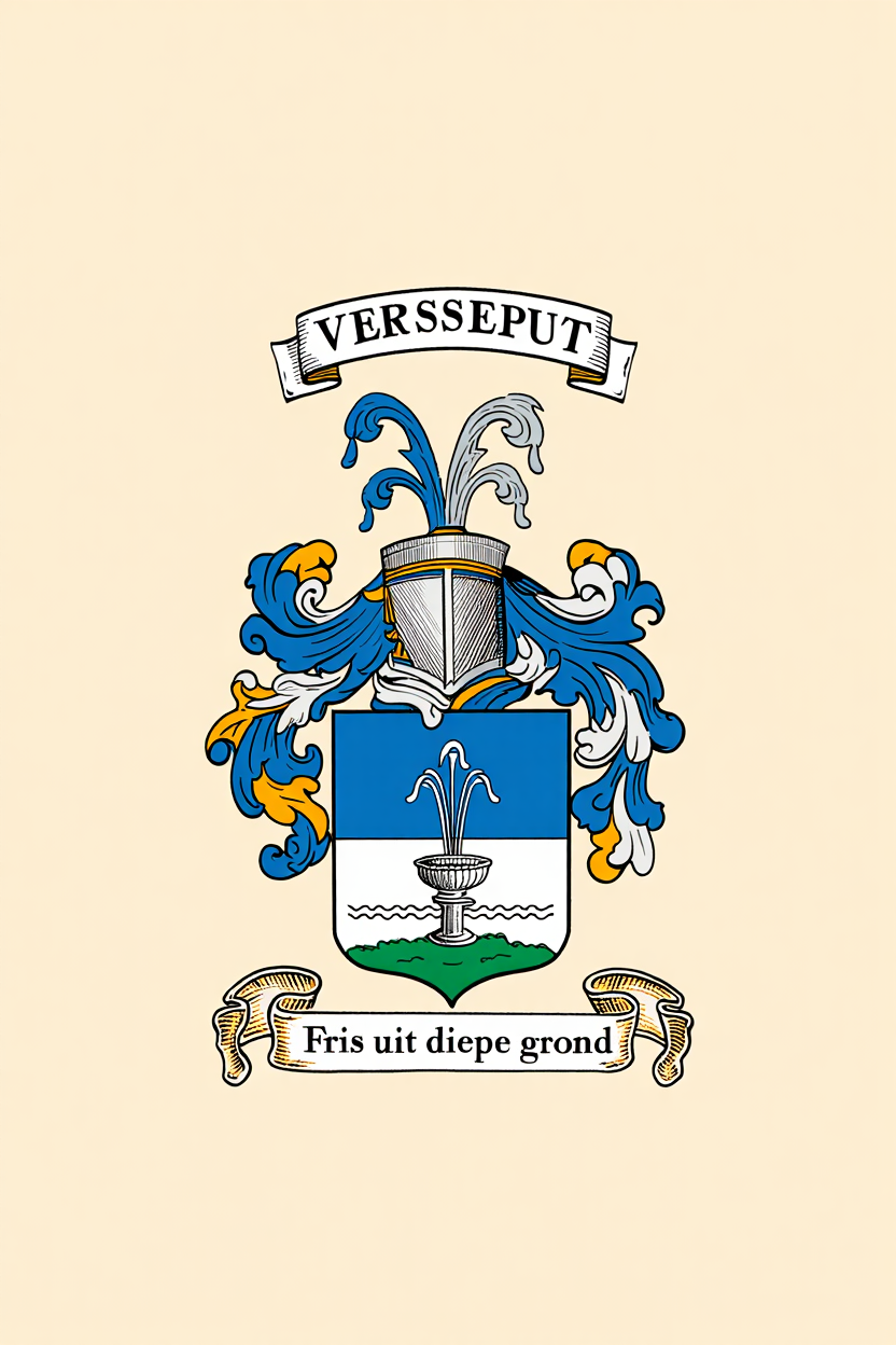 Familiewapen van de achternaam VERSSEPUT (vergrendeld)
