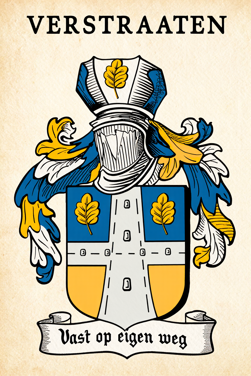 Familiewapen van de achternaam VERSTRAATEN