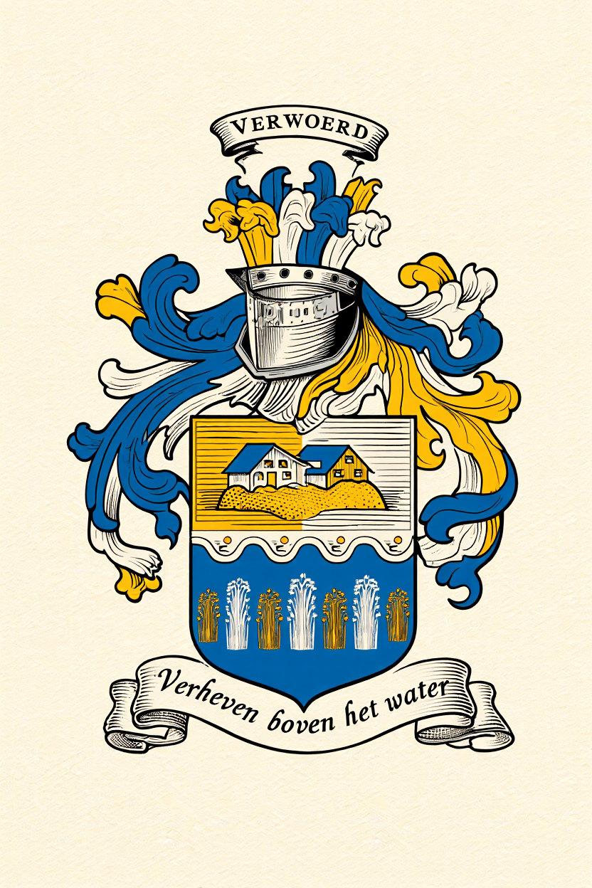 Familiewapen van de achternaam VERWOERD
