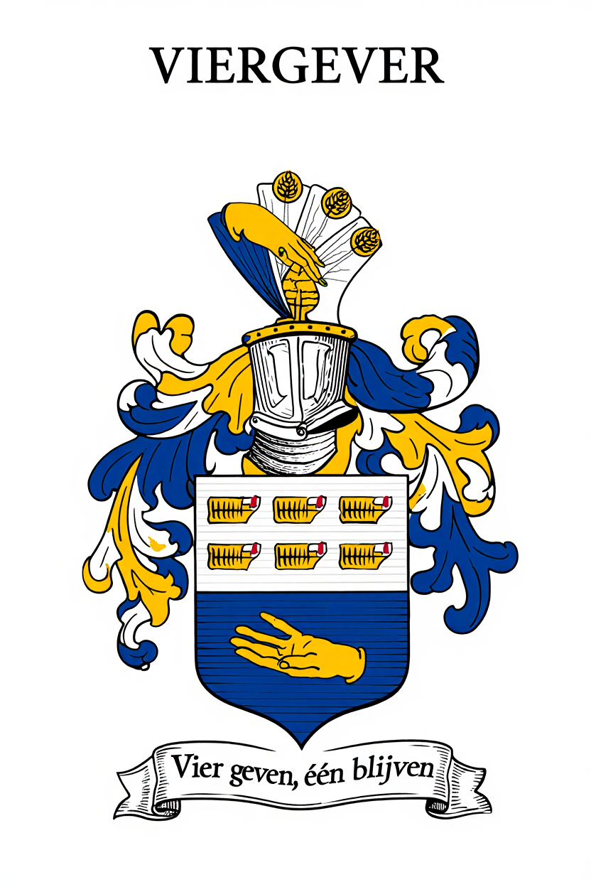 Familiewapen van de achternaam VIERGEVER