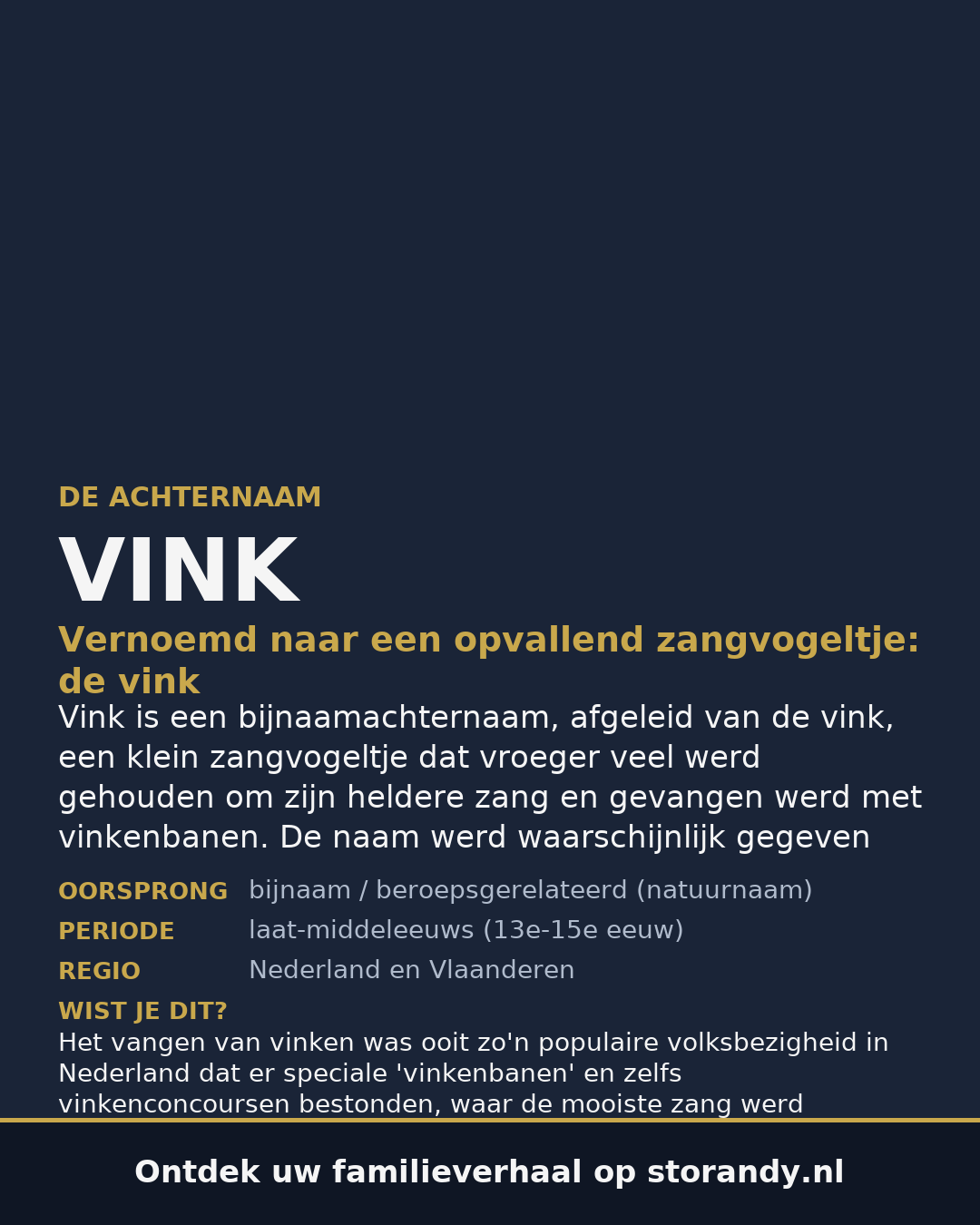 Familiewapen van de achternaam VINK