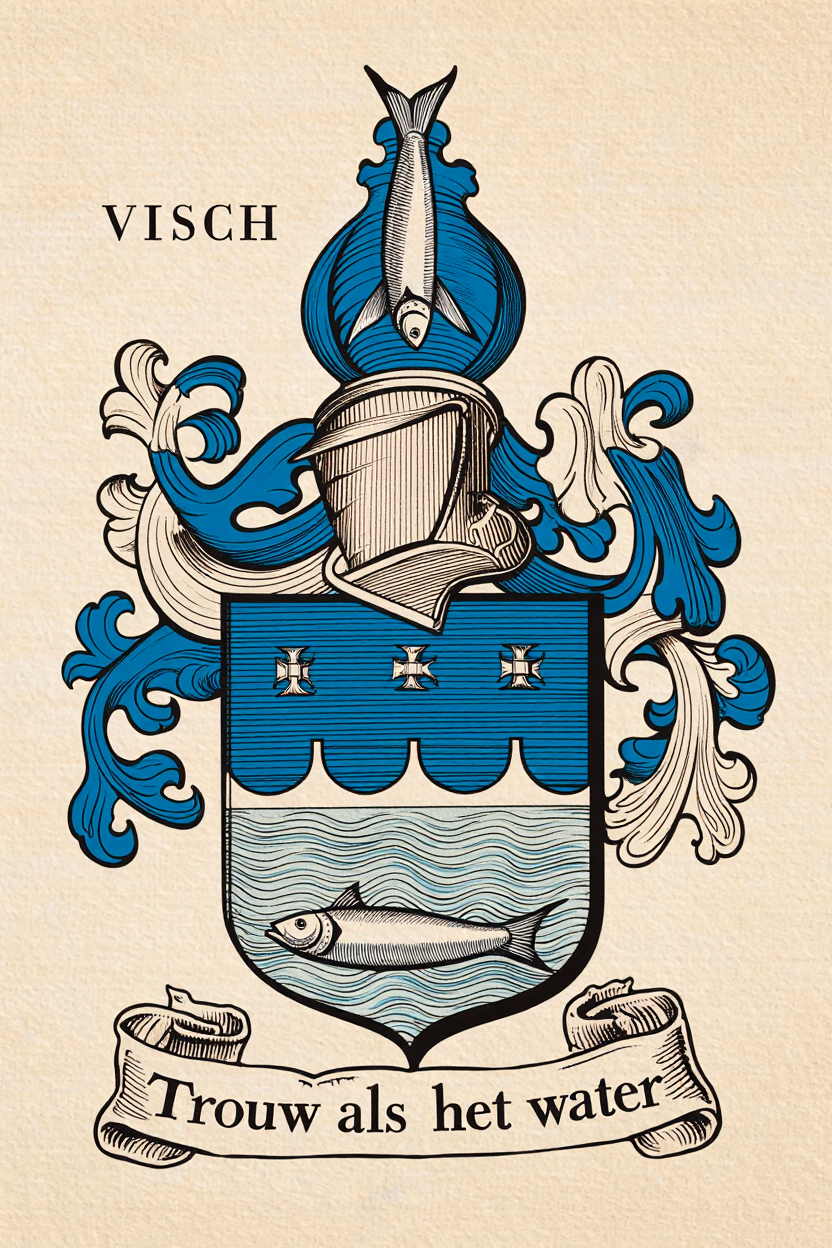 Familiewapen van de achternaam VISCH
