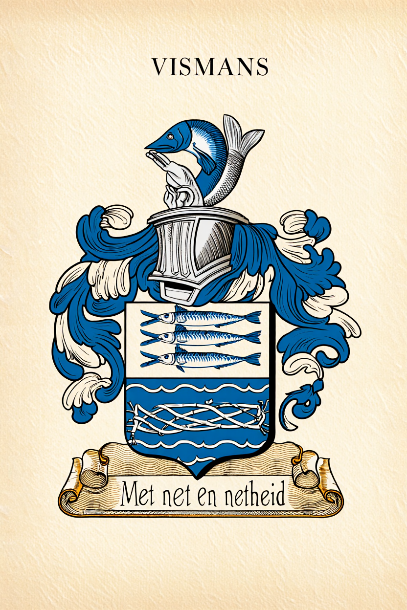 Familiewapen van de achternaam VISMANS