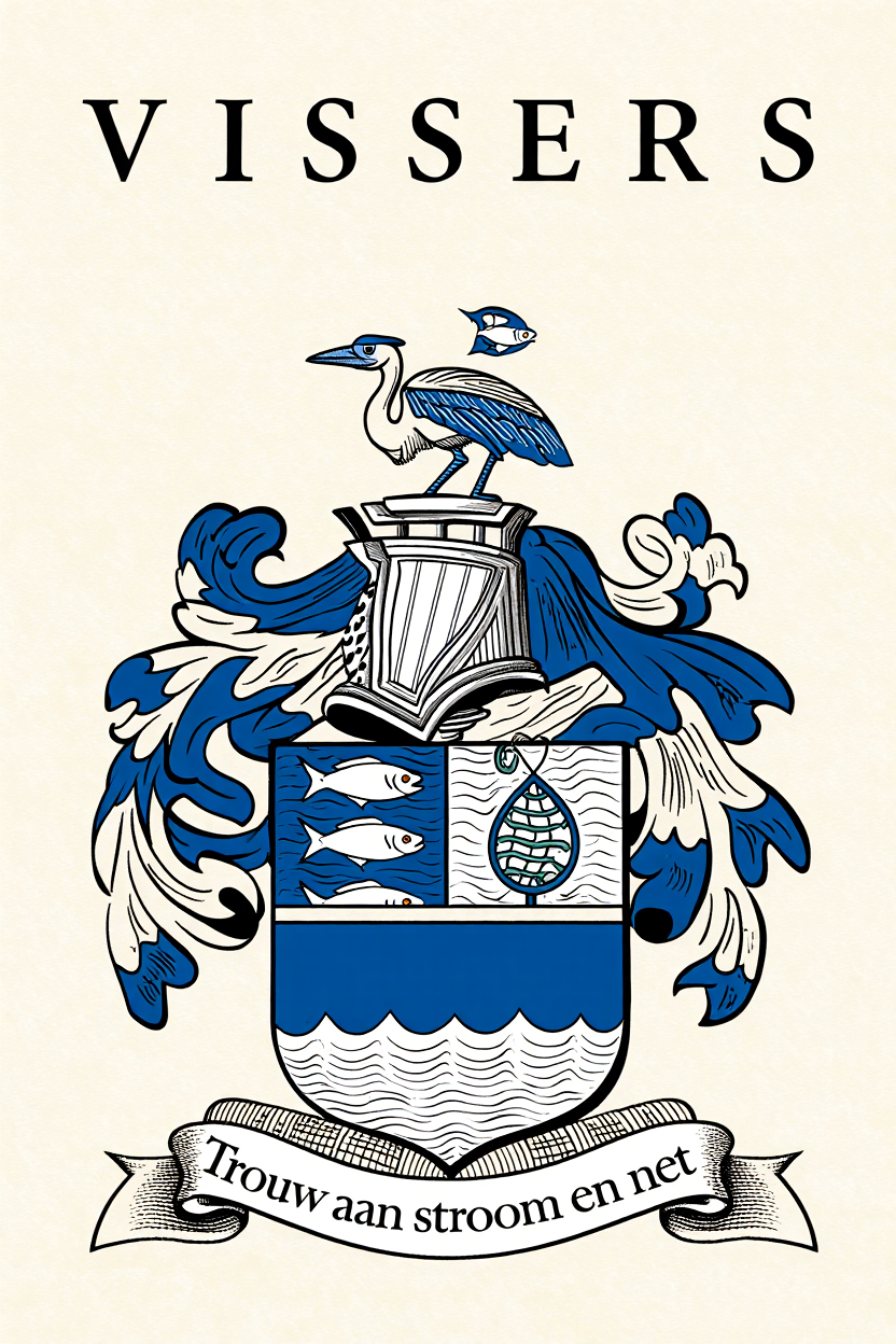 Familiewapen van de achternaam VISSERS