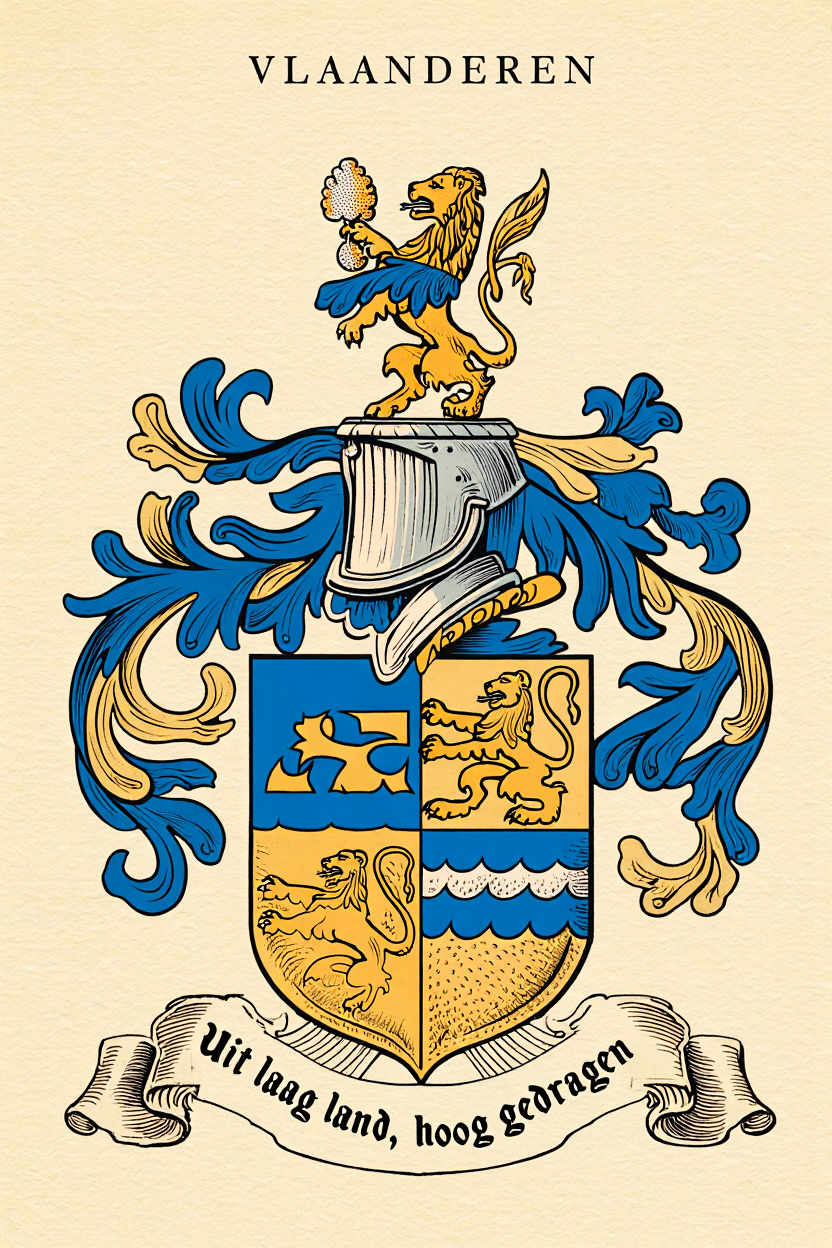 Familiewapen van de achternaam VLAANDEREN