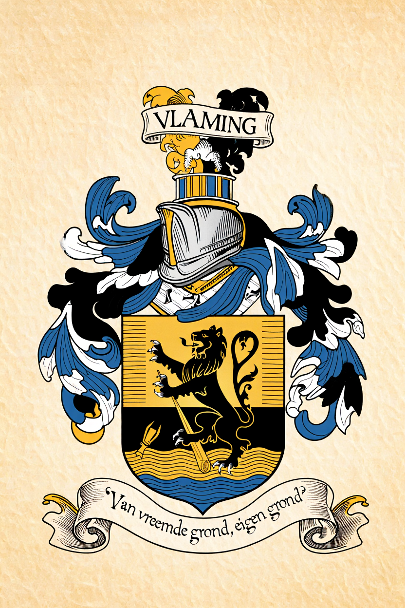 Familiewapen van de achternaam VLAMING