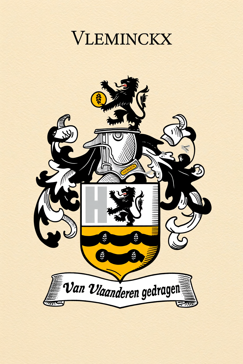 Familiewapen van de achternaam VLEMINCKX