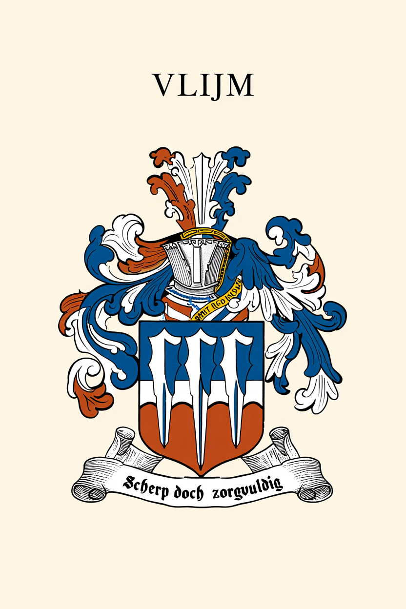 Familiewapen van de achternaam VLIJM