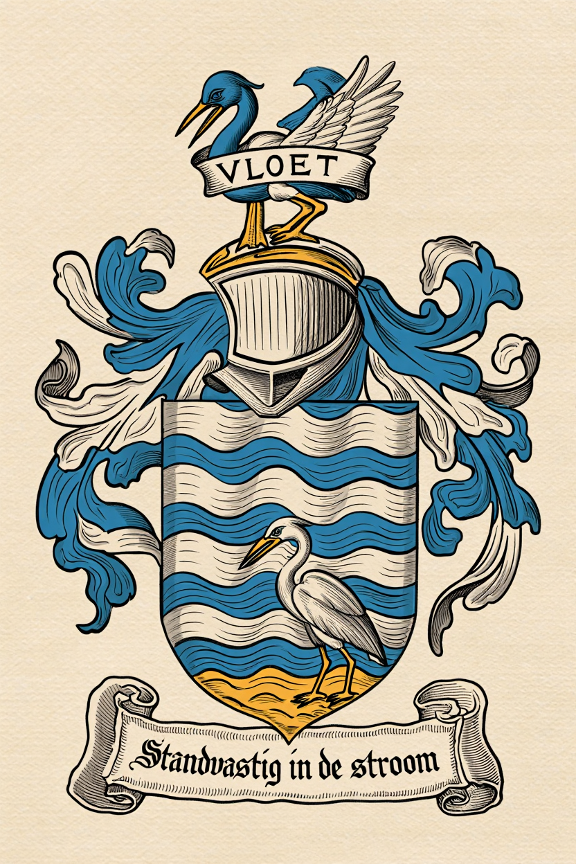 Familiewapen van de achternaam VLOET