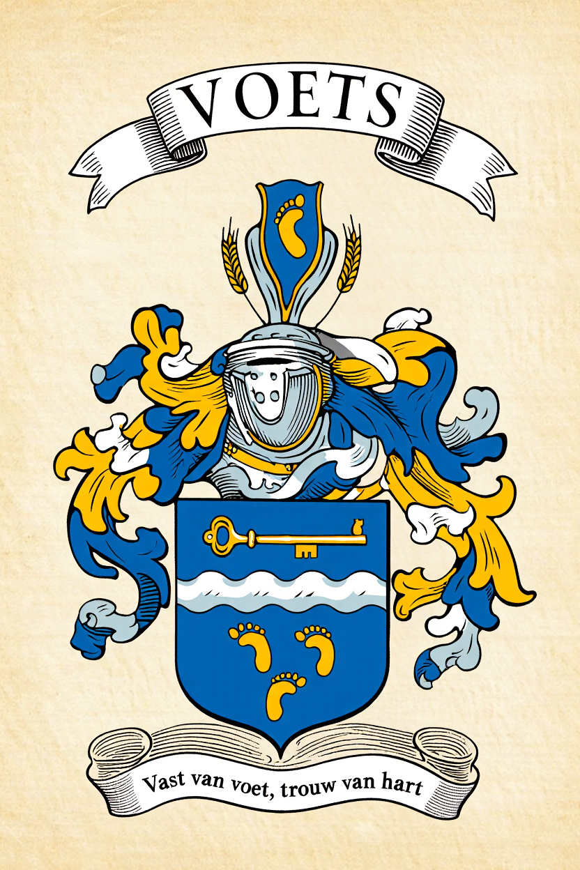 Familiewapen van de achternaam VOETS