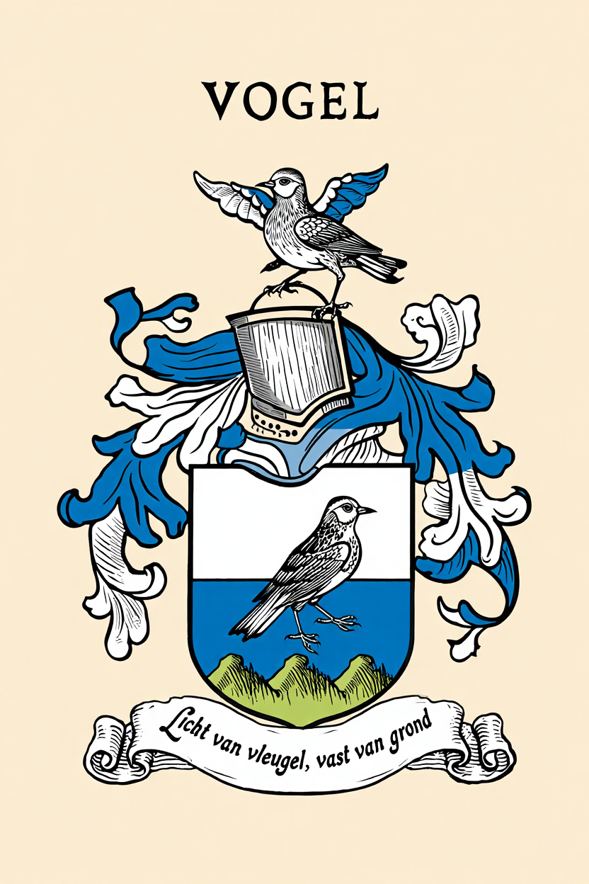 Familiewapen van de achternaam VOGEL