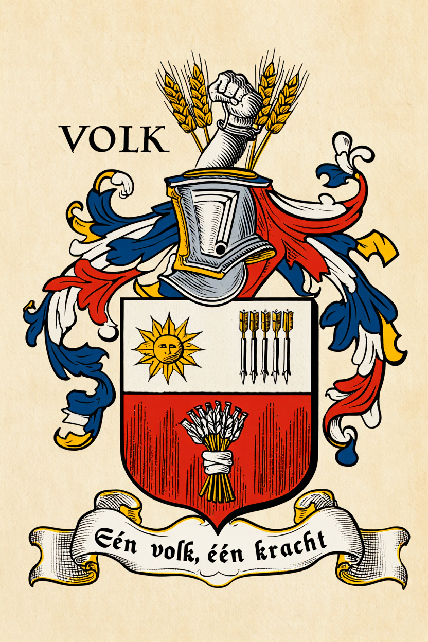 Familiewapen van de achternaam VOLK