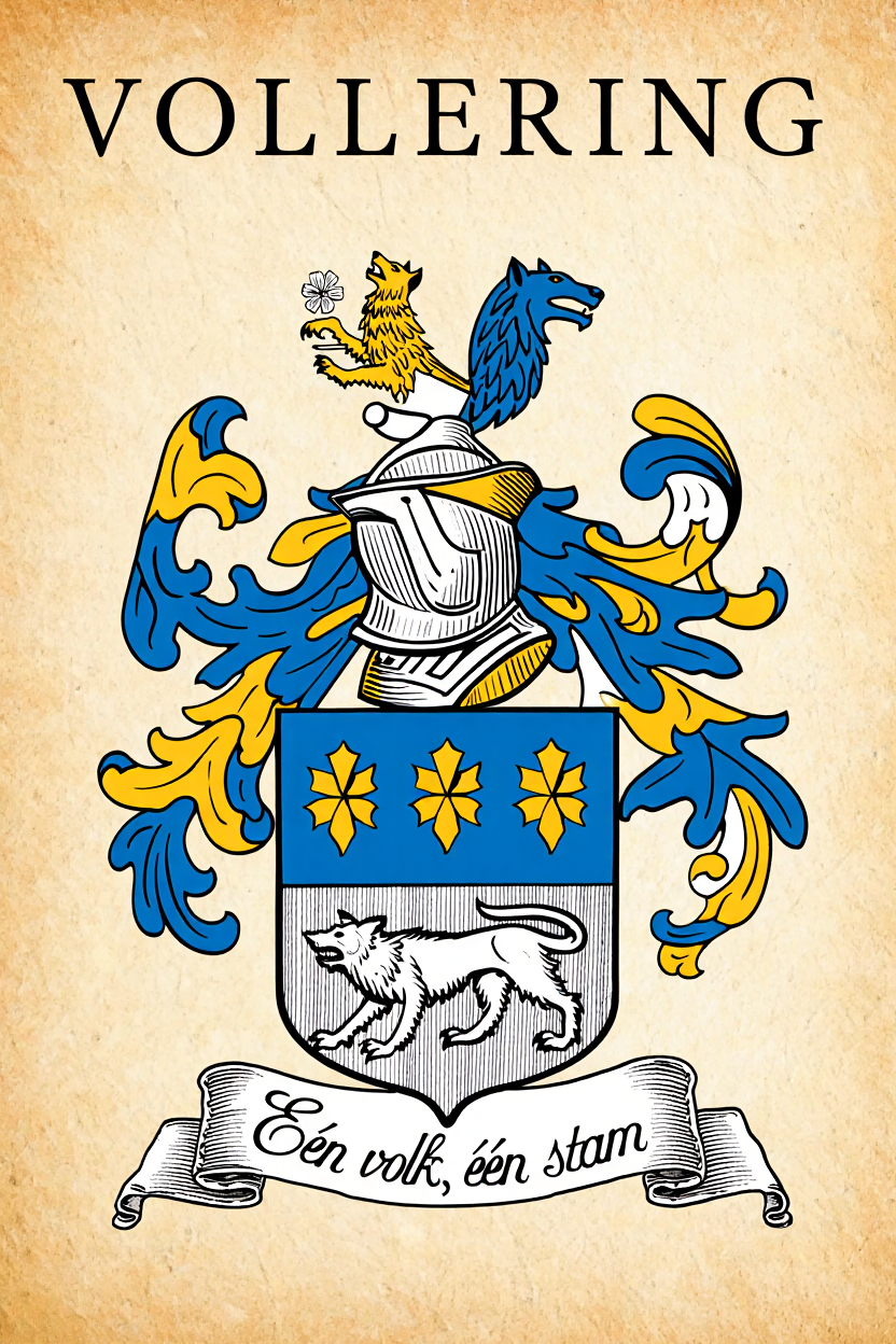 Familiewapen van de achternaam VOLLERING