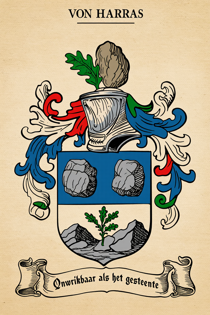 Familiewapen van de achternaam VON HARRAS