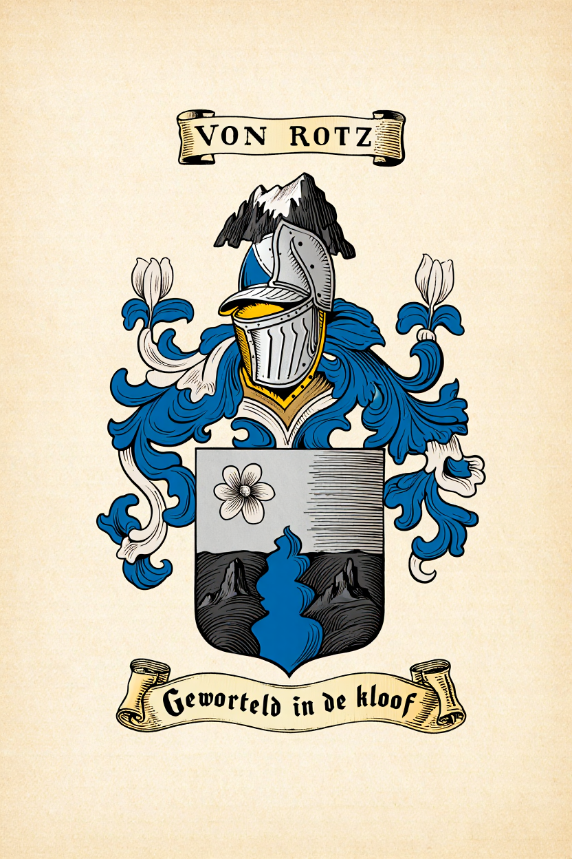 Familiewapen van de achternaam VON ROTZ