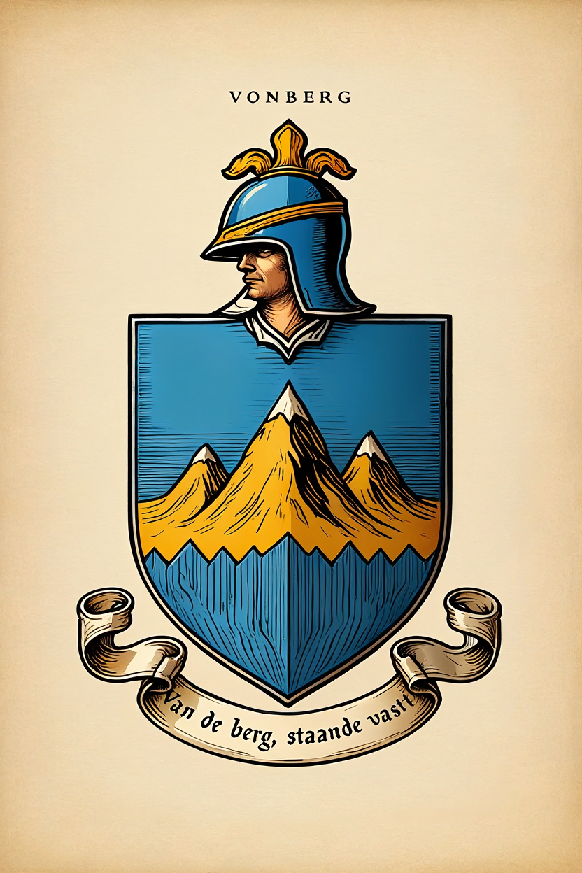 Familiewapen van de achternaam VONBERG