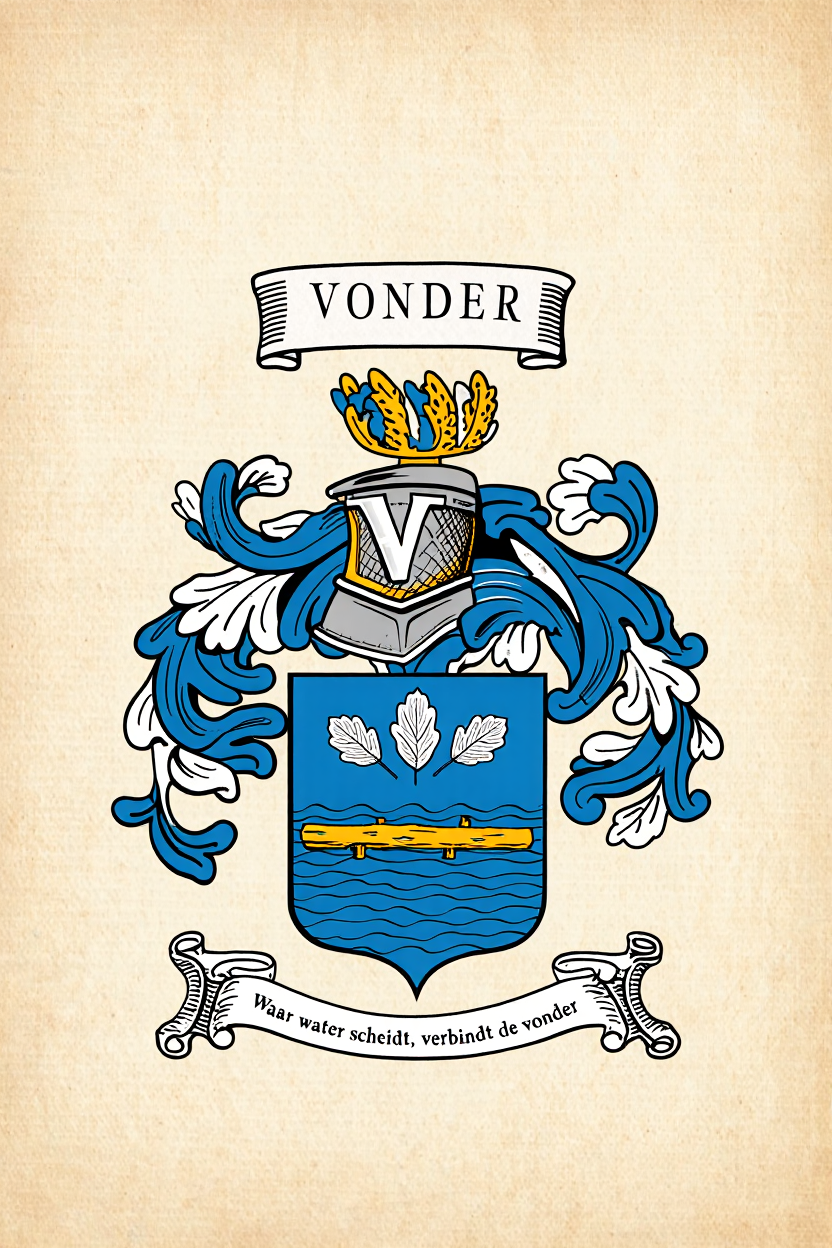 Familiewapen van de achternaam VONDER