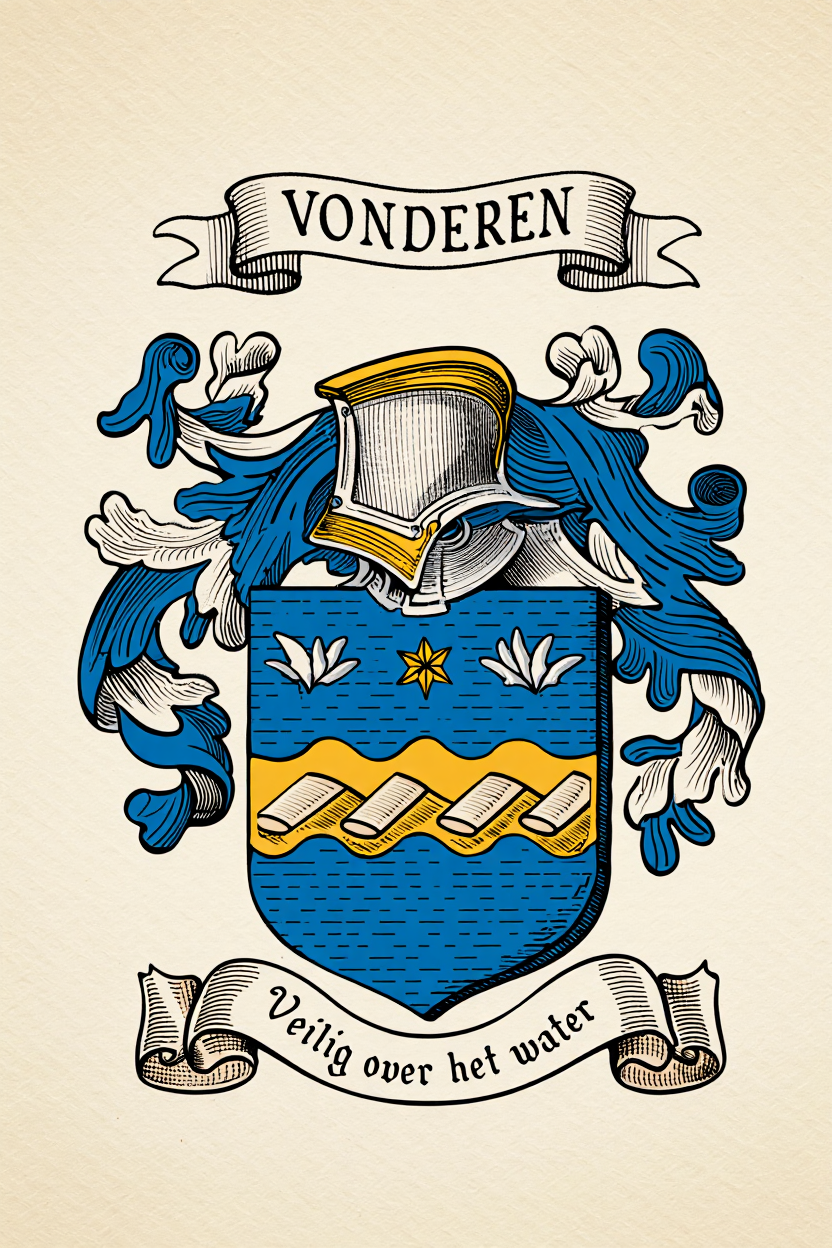 Familiewapen van de achternaam VONDEREN