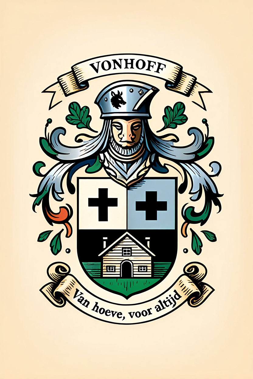 Familiewapen van de achternaam VONHOFF