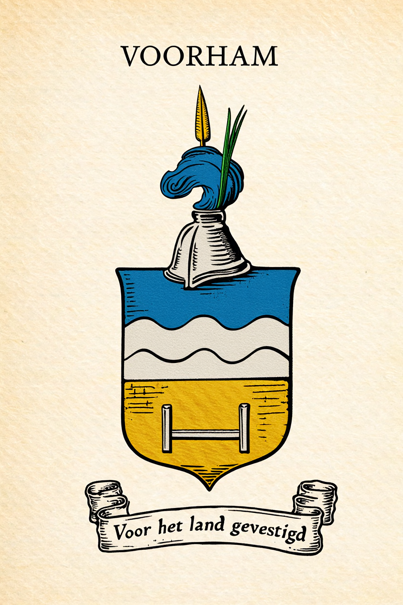Familiewapen van de achternaam VOORHAM