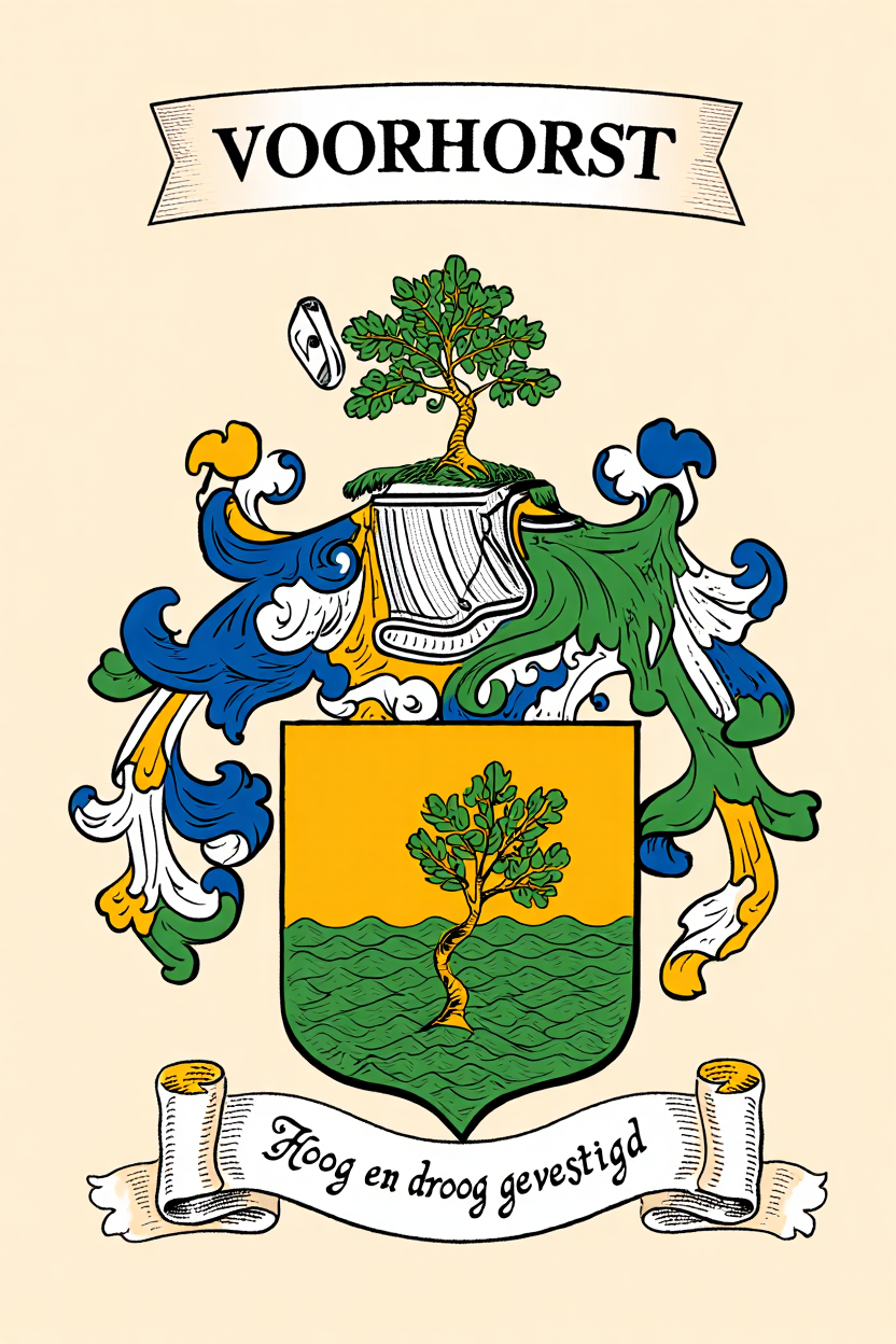Familiewapen van de achternaam VOORHORST