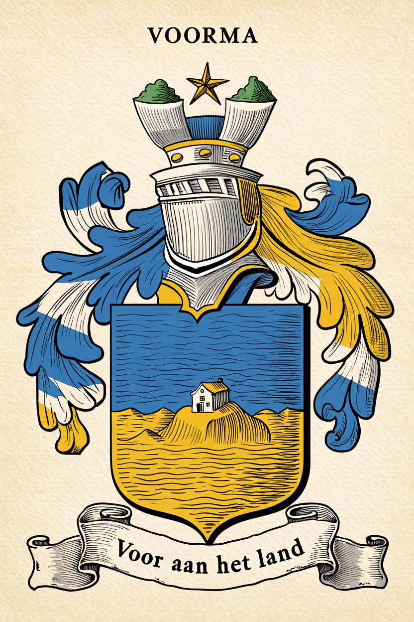 Familiewapen van de achternaam VOORMA