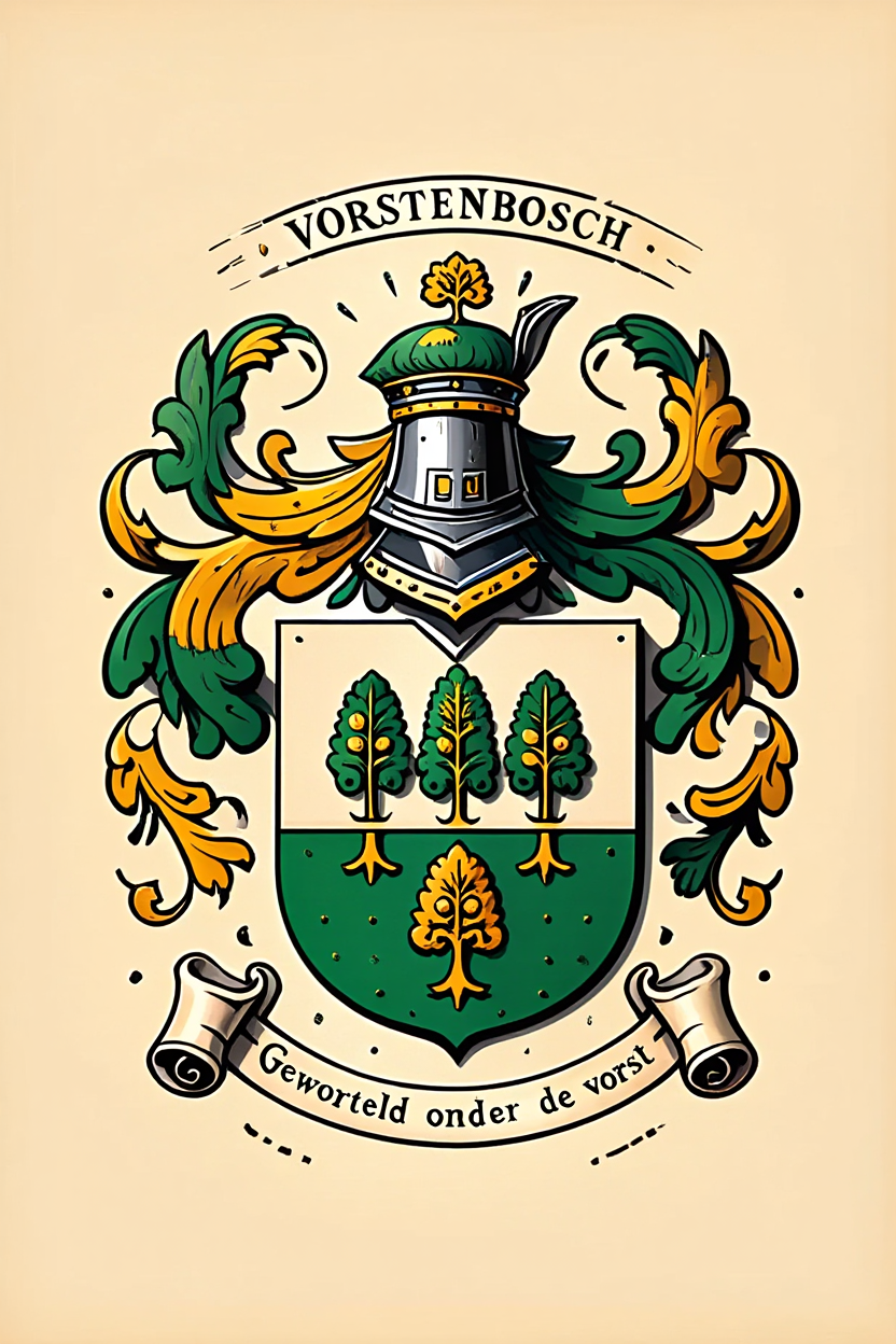 Familiewapen van de achternaam VORSTENBOSCH