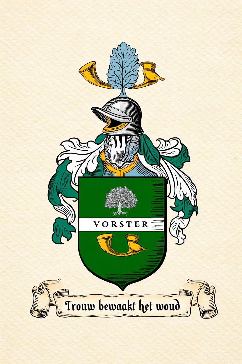 Familiewapen van de achternaam VORSTER