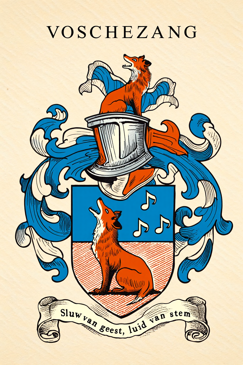 Familiewapen van de achternaam VOSCHEZANG (vergrendeld)