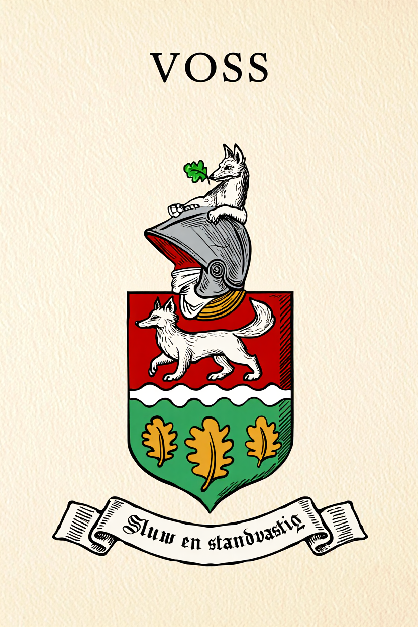 Familiewapen van de achternaam VOSS