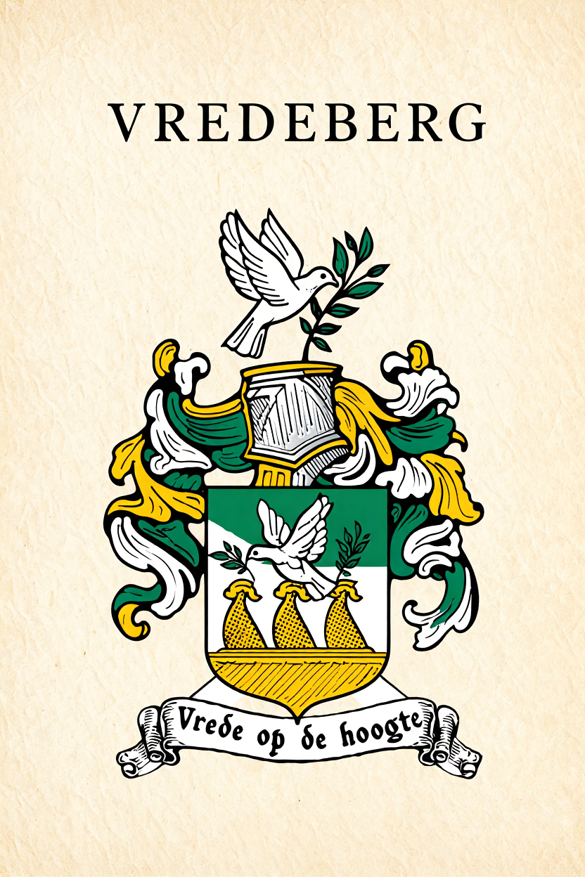 Familiewapen van de achternaam VREDEBERG
