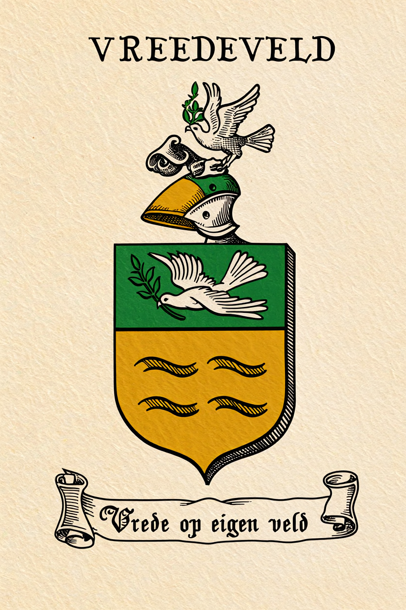 Familiewapen van de achternaam VREEDEVELD