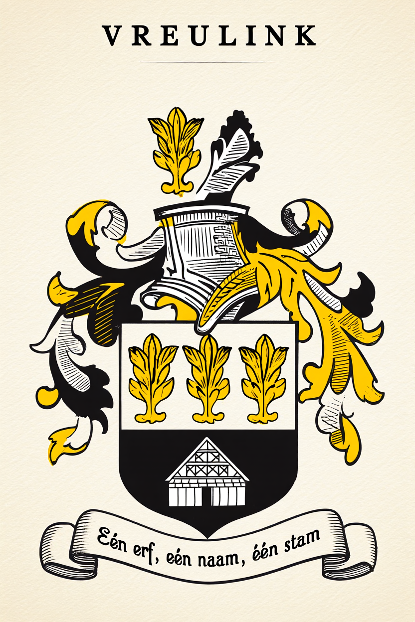 Familiewapen van de achternaam VREULINK