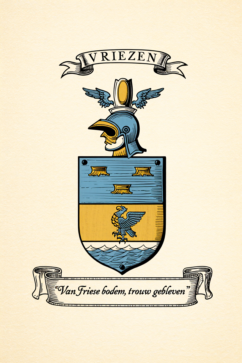 Familiewapen van de achternaam VRIEZEN