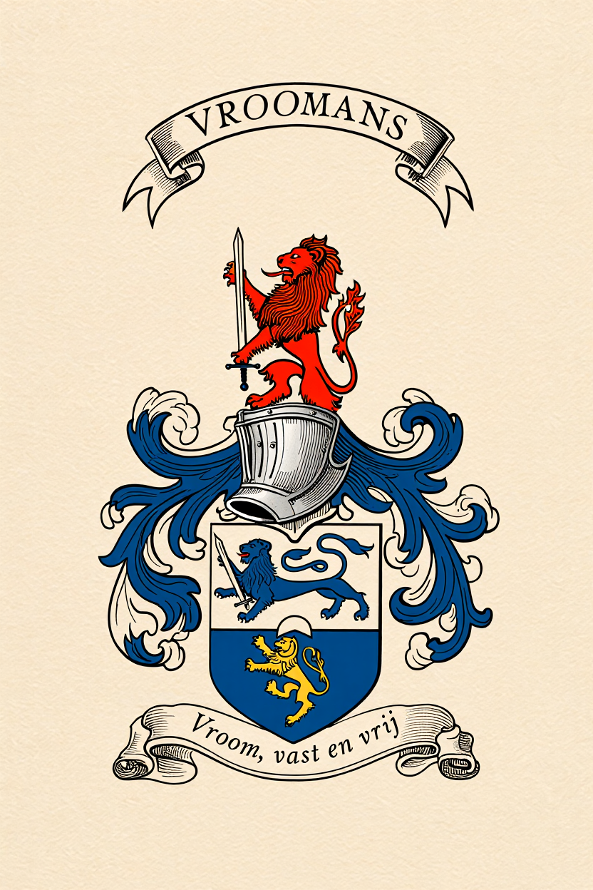 Familiewapen van de achternaam VROOMANS