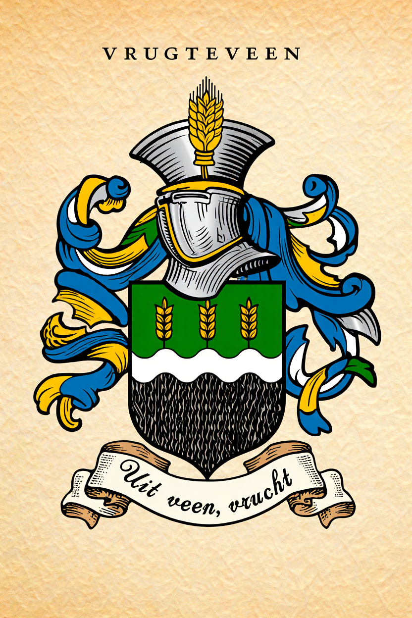 Familiewapen van de achternaam VRUGTEVEEN