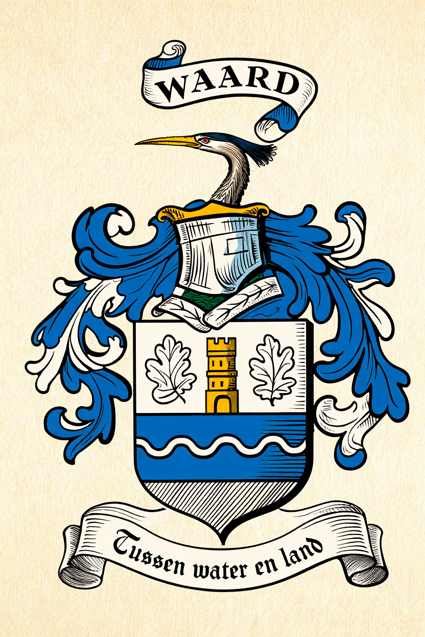 Familiewapen van de achternaam WAARD