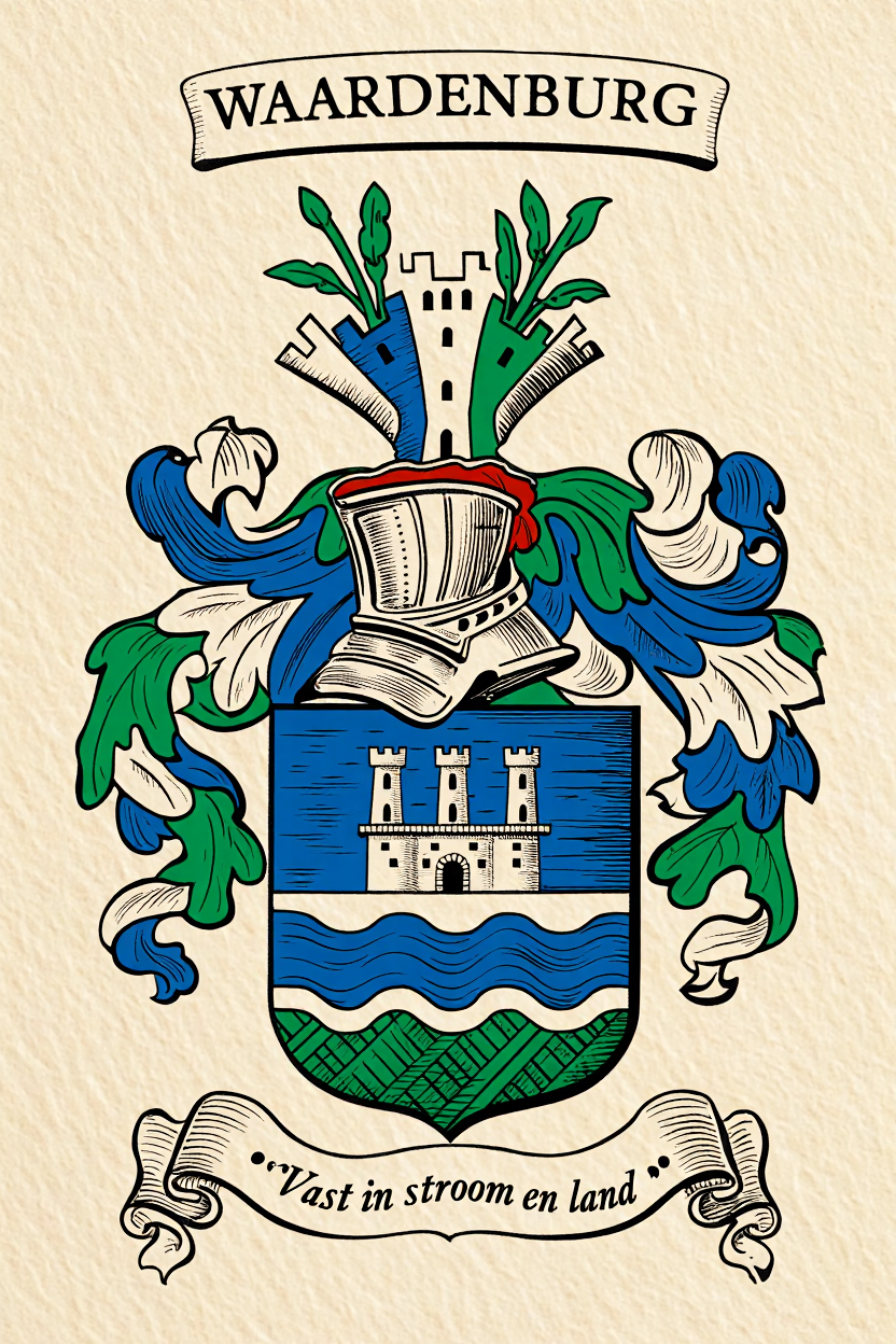 Familiewapen van de achternaam WAARDENBURG