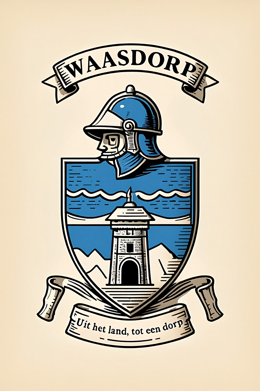 Familiewapen van de achternaam WAASDORP (vergrendeld)