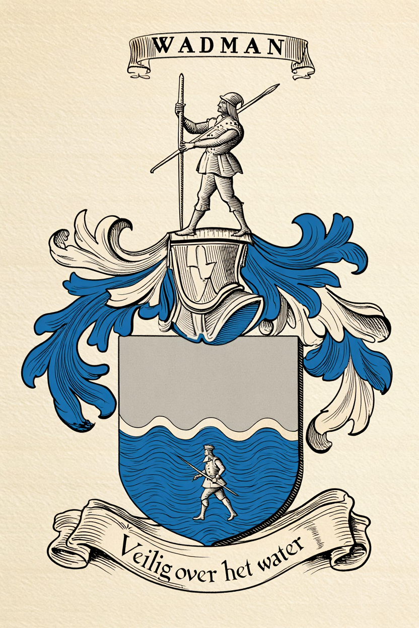 Familiewapen van de achternaam WADMAN