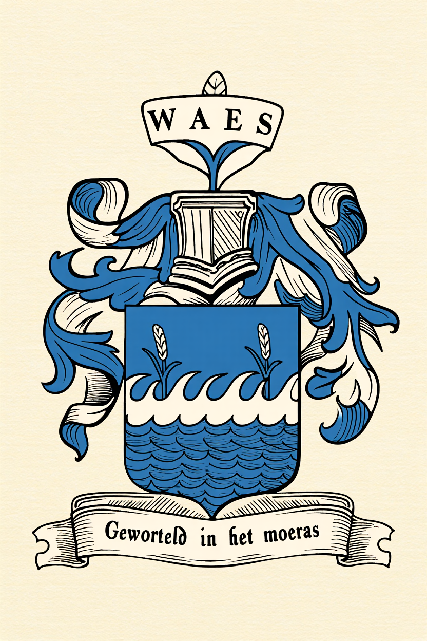 Familiewapen van de achternaam WAES (vergrendeld)