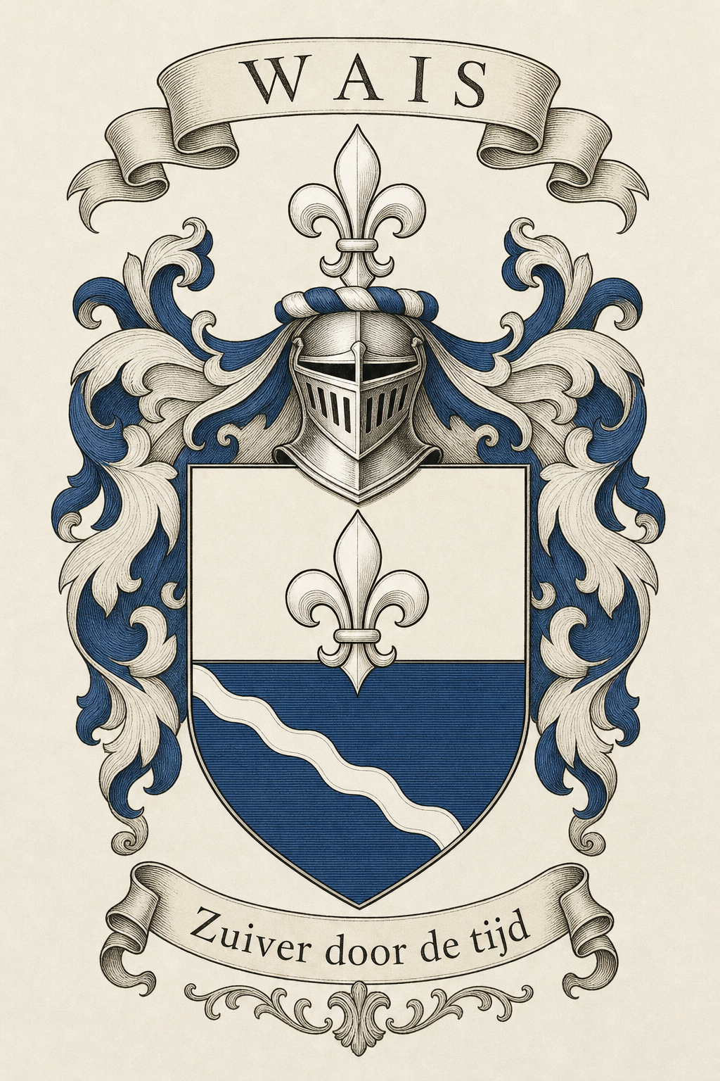 Familiewapen van de achternaam WAIS (vergrendeld)