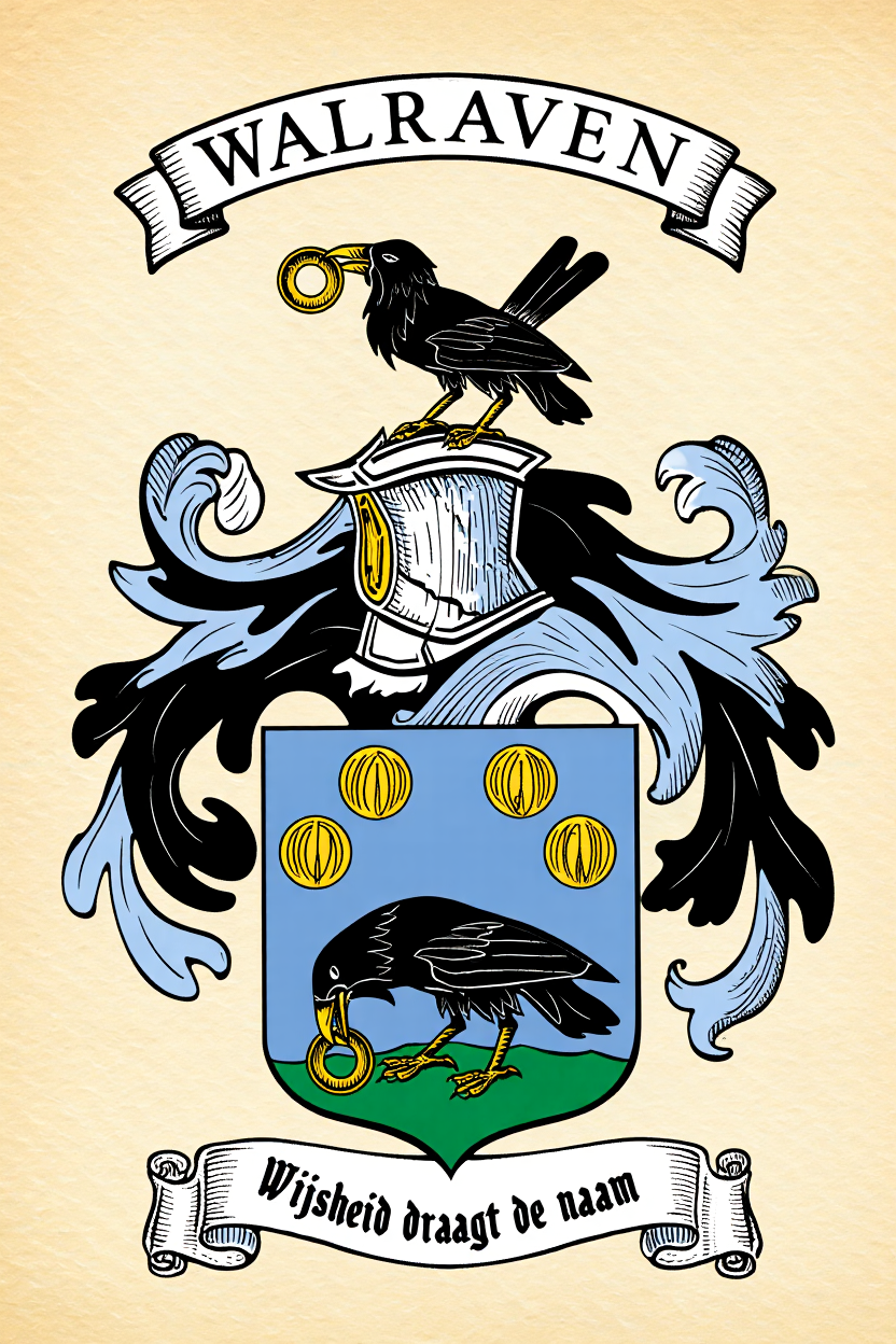 Familiewapen van de achternaam WALRAVEN