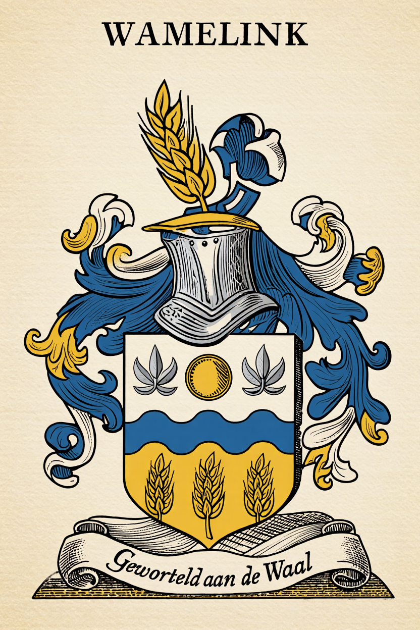 Familiewapen van de achternaam WAMELINK