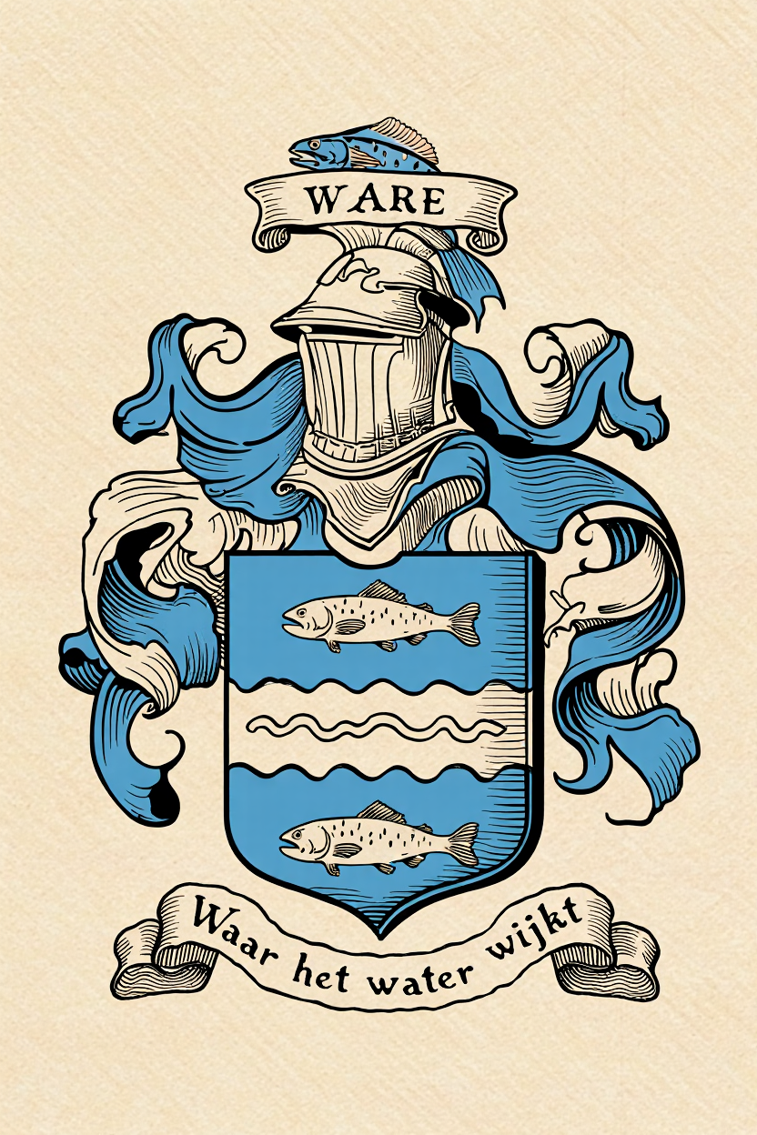 Familiewapen van de achternaam WARE
