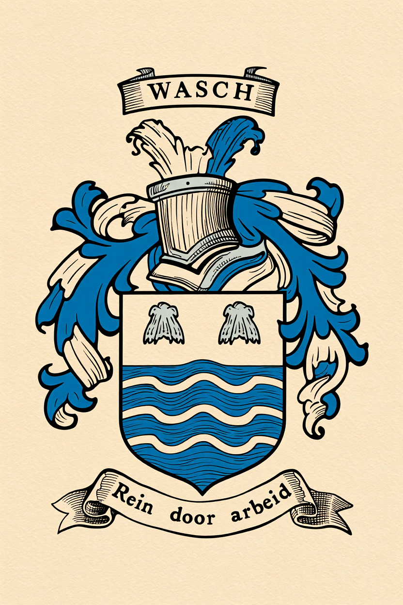 Familiewapen van de achternaam WASCH