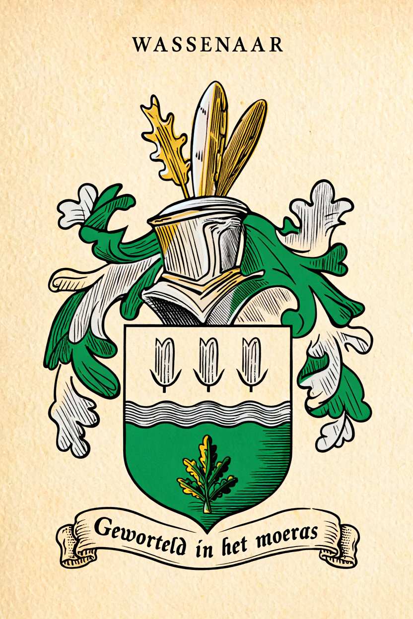 Familiewapen van de achternaam WASSENAAR