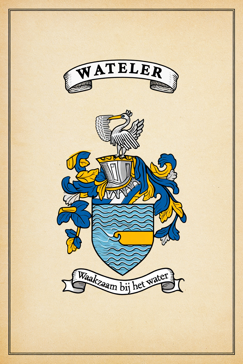 Familiewapen van de achternaam WATELER