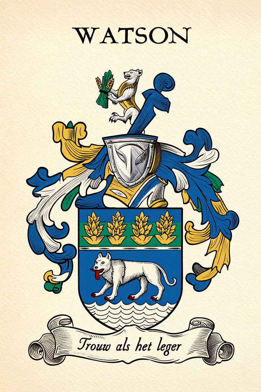 Familiewapen van de achternaam WATSON